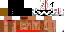 Minecraft skin texture, 64x32 legacy pixels