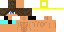 Minecraft skin texture, 64x32 legacy pixels
