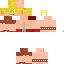 Minecraft skin texture, 64x64 pixels