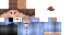 Minecraft skin texture, 64x32 legacy pixels