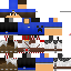 Minecraft skin texture, 64x64 pixels