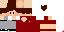 Minecraft skin texture, 64x32 legacy pixels