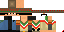Minecraft skin texture, 64x32 legacy pixels