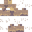 Minecraft skin texture, 64x64 pixels