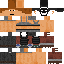 Minecraft skin texture, 64x64 pixels