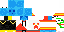 Minecraft skin texture, 64x32 legacy pixels