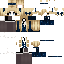 Minecraft skin texture, 64x64 pixels