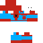 Minecraft skin texture, 64x64 pixels