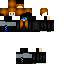 Minecraft skin texture, 64x64 pixels