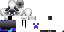 Minecraft skin texture, 64x32 legacy pixels