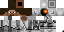 Minecraft skin texture, 64x32 legacy pixels