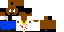Minecraft skin texture, 64x32 legacy pixels