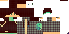 Minecraft skin texture, 64x32 legacy pixels
