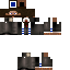 Minecraft skin texture, 64x64 pixels