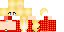 Minecraft skin texture, 64x32 legacy pixels