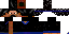Minecraft skin texture, 64x32 legacy pixels