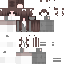 Minecraft skin texture, 64x64 pixels