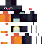Minecraft skin texture, 64x64 pixels