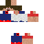 Minecraft skin texture, 64x64 pixels
