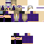 Minecraft skin texture, 64x64 pixels