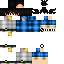 Minecraft skin texture, 64x64 pixels