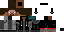 Minecraft skin texture, 64x32 legacy pixels