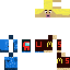 Minecraft skin texture, 64x64 pixels
