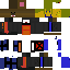 Minecraft skin texture, 64x64 pixels