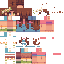 Minecraft skin texture, 64x64 pixels