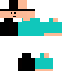 Minecraft skin texture, 64x64 pixels