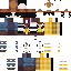 Minecraft skin texture, 64x64 pixels