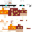 Minecraft skin texture, 64x64 pixels