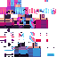 Minecraft skin texture, 64x64 pixels