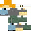 Minecraft skin texture, 64x64 pixels