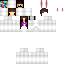 Minecraft skin texture, 64x64 pixels