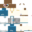 Minecraft skin texture, 64x64 pixels