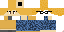 Minecraft skin texture, 64x32 legacy pixels