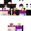 Minecraft skin texture, 64x64 pixels