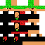 Minecraft skin texture, 64x64 pixels