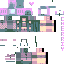 Minecraft skin texture, 64x64 pixels