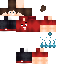 Minecraft skin texture, 64x64 pixels
