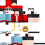 Minecraft skin texture, 64x64 pixels