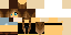 Minecraft skin texture, 64x32 legacy pixels