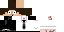 Minecraft skin texture, 64x32 legacy pixels