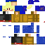 Minecraft skin texture, 64x64 pixels