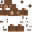 Minecraft skin texture, 64x64 pixels