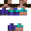 Minecraft skin texture, 64x64 pixels