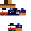 Minecraft skin texture, 64x64 pixels