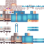 Minecraft skin texture, 64x64 pixels