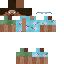 Minecraft skin texture, 64x64 pixels